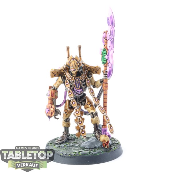 Necrons - Overlord with Tachyon Arrow - bemalt