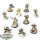 Tau Empire - 10 x Fire Warriors Strike Team - teilweise bemalt