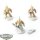 Tau Empire - 3 x XV25 Stealth Battlesuits - teilweise bemalt