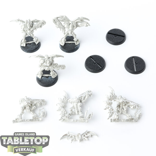 Tau Empire - 6 x Vespid Stingwings - teilweise gebaut
