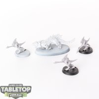 Seraphon - 4 - Salamander Hunting Pack (klassisch) -...