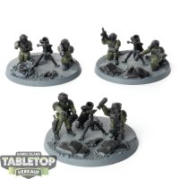 Astra Militarum - 3 Cadian Heavy Weapon Teams klassisch -...