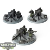 Astra Militarum - 3 Cadian Heavy Weapon Teams klassisch -...