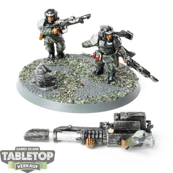 Astra Militarum - Cadian Heavy Weapon Teams klassisch - bemalt