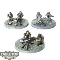 Astra Militarum - 3 Cadian Heavy Weapon Teams klassisch -...