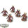 Chaos Space Marines - 5 Chaos Terminator Squad klassisch - bemalt
