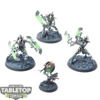 Necrons - 4 Skorpekh Destroyers - bemalt