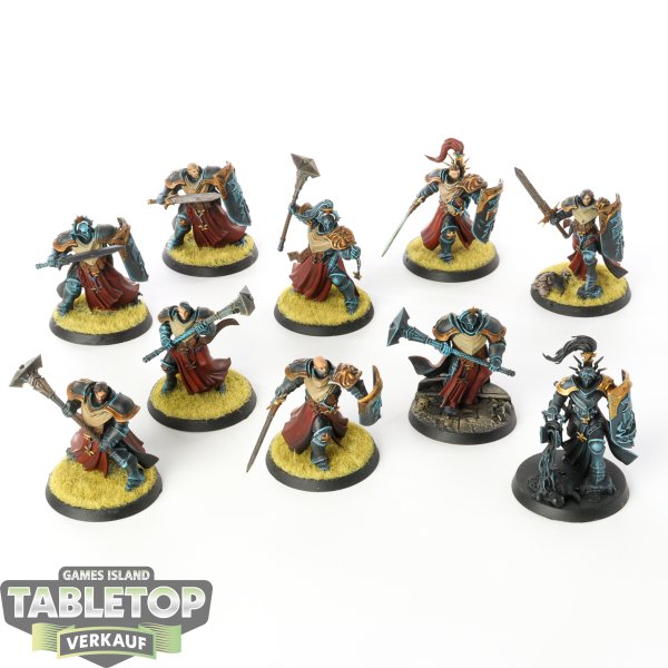 Stormcast Eternals - 10 Sequitors, klassisch - teilweise bemalt