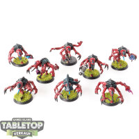 Tyraniden - 8 x Genestealers klassisch - bemalt