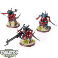 Tyraniden - 3 x Tyranid Warriors - bemalt