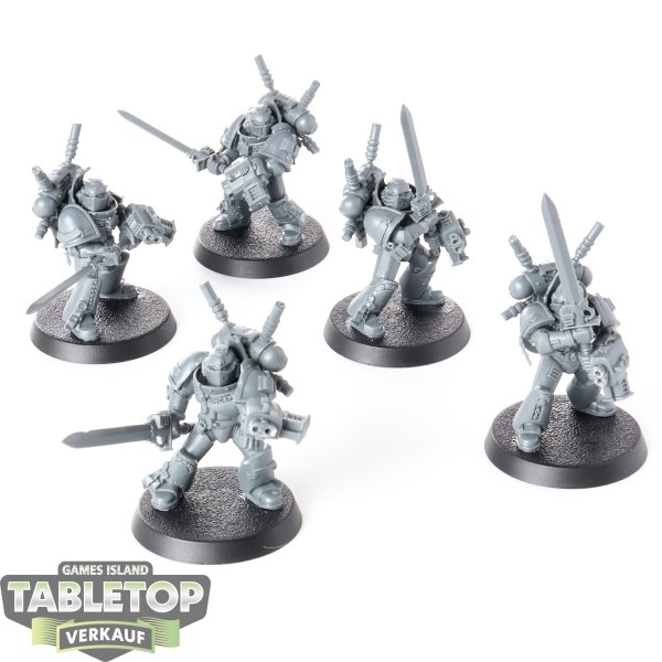 Grey Knights - 5 x Grey Knights Interceptor Squad - unbemalt