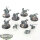 HdR Figuren - Gut - 6x Riders of Rohan- 2x Reiter fehlen - unbemalt