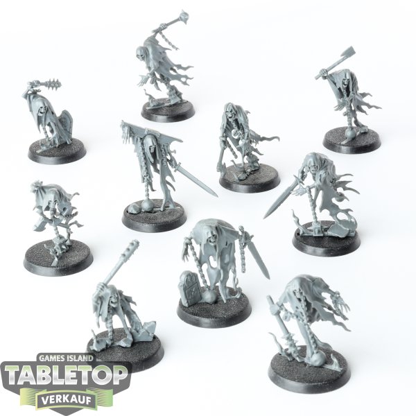 Nighthaunt - 10x Chainrasp Hordes - unbemalt