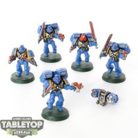Space Marines - 5 x Assault Squad klassisch - bemalt