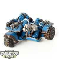 Space Marines -  Attack Bike klassisch - teilweise bemalt