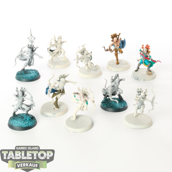 Idoneth Deepkin - 10x Namarti Reavers - teilweise bemalt