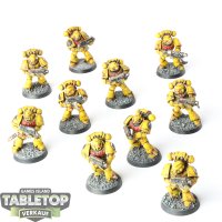 Imperial Fists - 10 Tactical Marines klassisch - bemalt