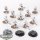 Necrons - 10 x Necron Warriors - teilweise bemalt