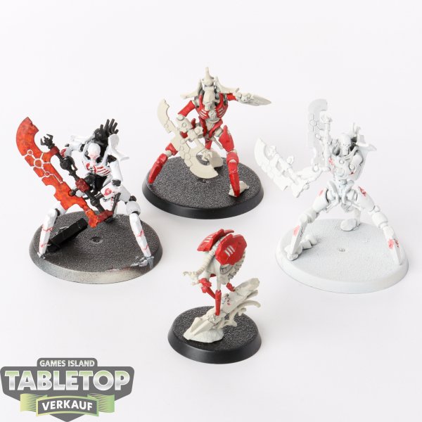 Necrons - 3 x Skorpekh Destroyers - teilweise bemalt