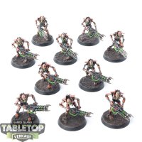 Necrons - 10x Necron Warriors - bemalt