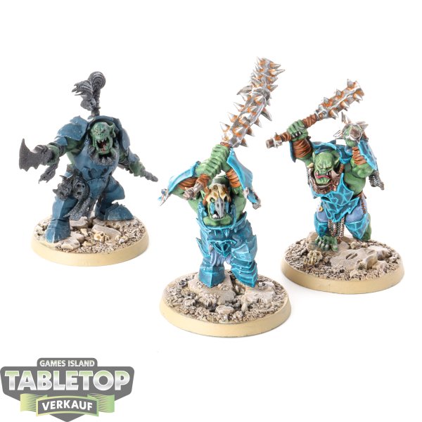 Warhammer Underworlds - Ironjawz Morguks Krushas - bemalt