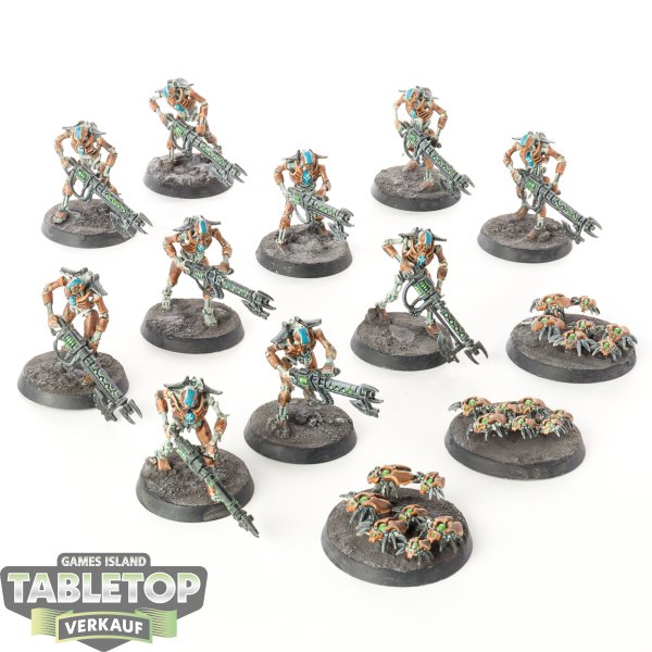 Necrons - 10 x Necron Warriors - bemalt