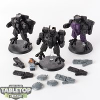 Tau Empire - 3 x XV8 Crisis Battlesuit Team klassisch -...