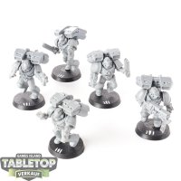 Space Marines - 5 x Assault Squad klassisch - unbemalt