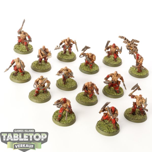 Blades of Khorne - 14 x Bloodreavers - bemalt