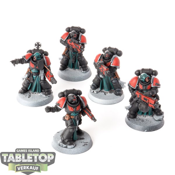 Space Marines - 5x Sternguard Veteran Squad - teilweise bemalt