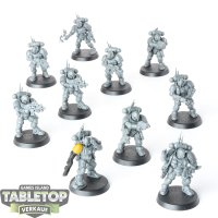 Space Marines - 10x Primaris Infiltrators - teilweise bemalt