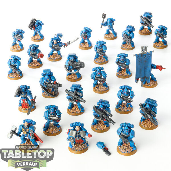 Space Marines - 25 Tactical Marines, klassisch - bemalt