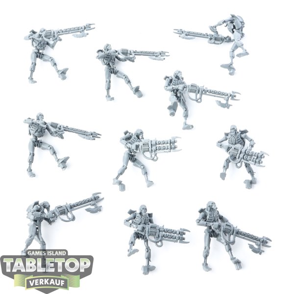 Necrons - 10x Necron Warriors - unbemalt