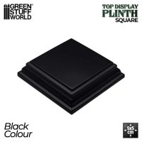 Green Stuff World - Square Wood display bases 5x5 cm - Black