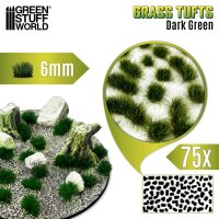 Green Stuff World - Static Grass Tufts 6 mm - Dark Green