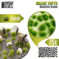 Green Stuff World - Static Grass Tufts 6 mm - Realistic...