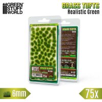 Green Stuff World - Static Grass Tufts 6 mm - Realistic...