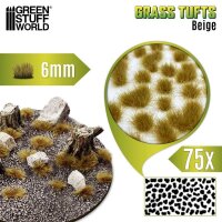 Green Stuff World - Static Grass Tufts 6 mm - Beige