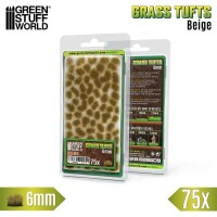 Green Stuff World - Static Grass Tufts 6 mm - Beige