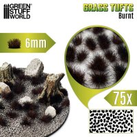 Green Stuff World - Static Grass Tufts 6 mm - Burnt Brown