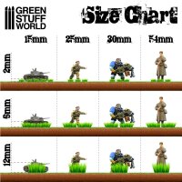 Green Stuff World - Static Grass Tufts 12 mm - Realistic Green