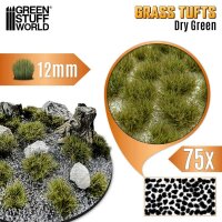 Green Stuff World - Static Grass Tufts 12 mm - Dry Green