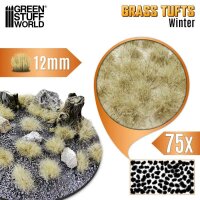 Green Stuff World - Static Grass Tufts 12 mm - Winter White