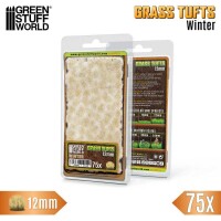 Green Stuff World - Static Grass Tufts 12 mm - Winter White