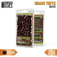 Green Stuff World - Static Grass Tufts 12 mm - Burnt Brown