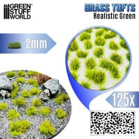 Green Stuff World - Static Grass Tufts 2 mm - Realistic...