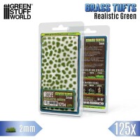 Green Stuff World - Static Grass Tufts 2 mm - Realistic...