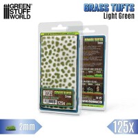 Green Stuff World - Static Grass Tufts 2 mm - Light Green