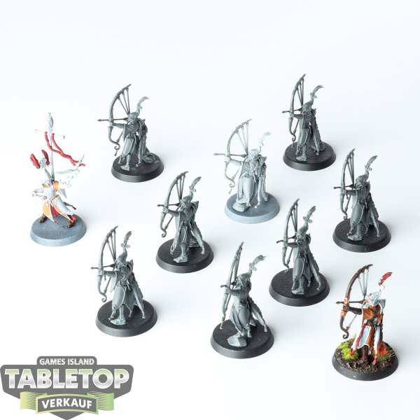 Lumineth Realm Lords - 10 Vanari Auralan Sentinels - teilweise bemalt