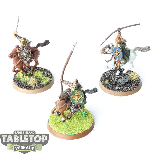 HdR Figuren - Gut - 3 Rohan Royal Knights - bemalt